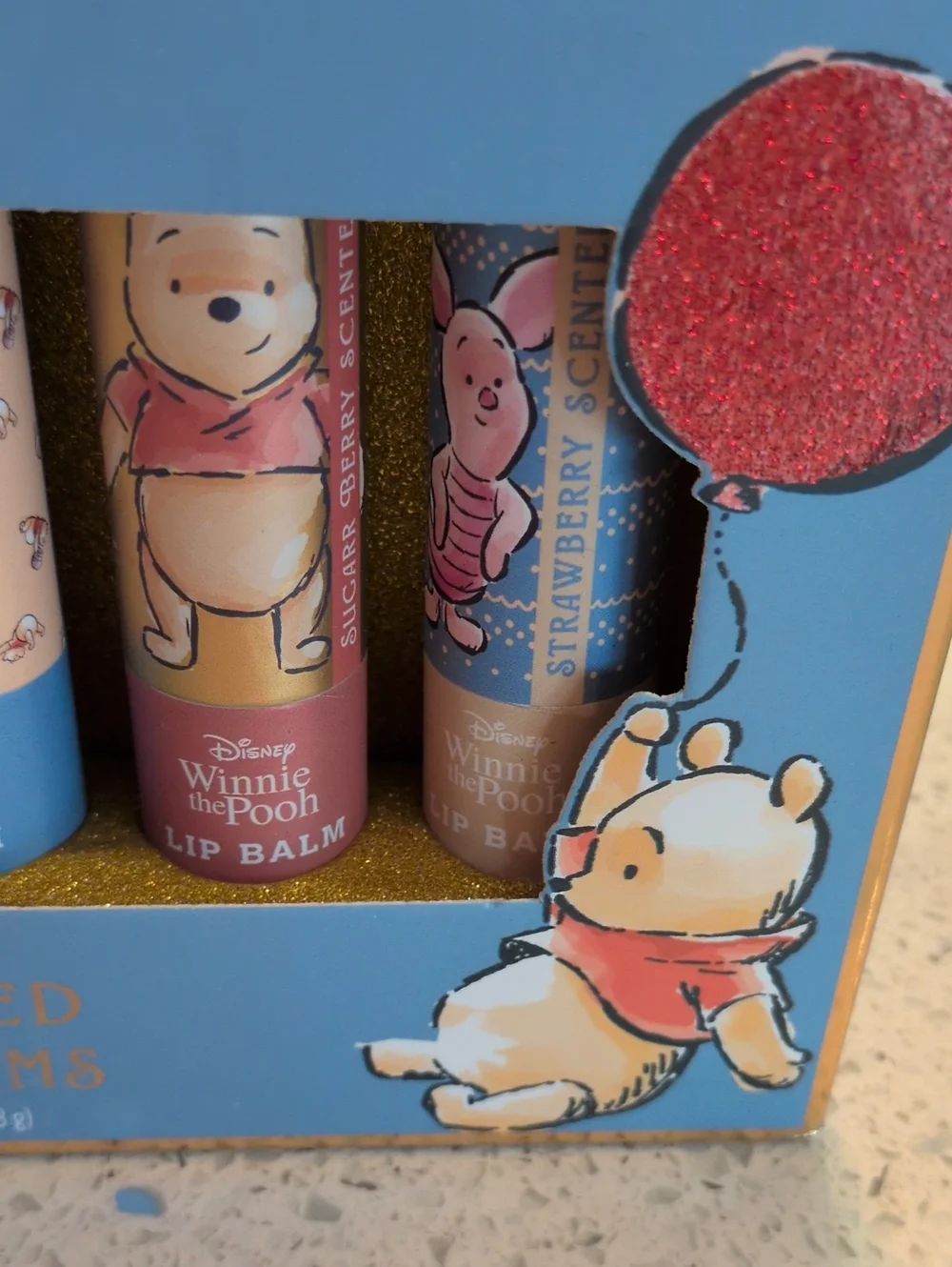 DISNEY Winnie the Pooh Lip Balm Gift Set - Qty 6 - Picture 4 of 5